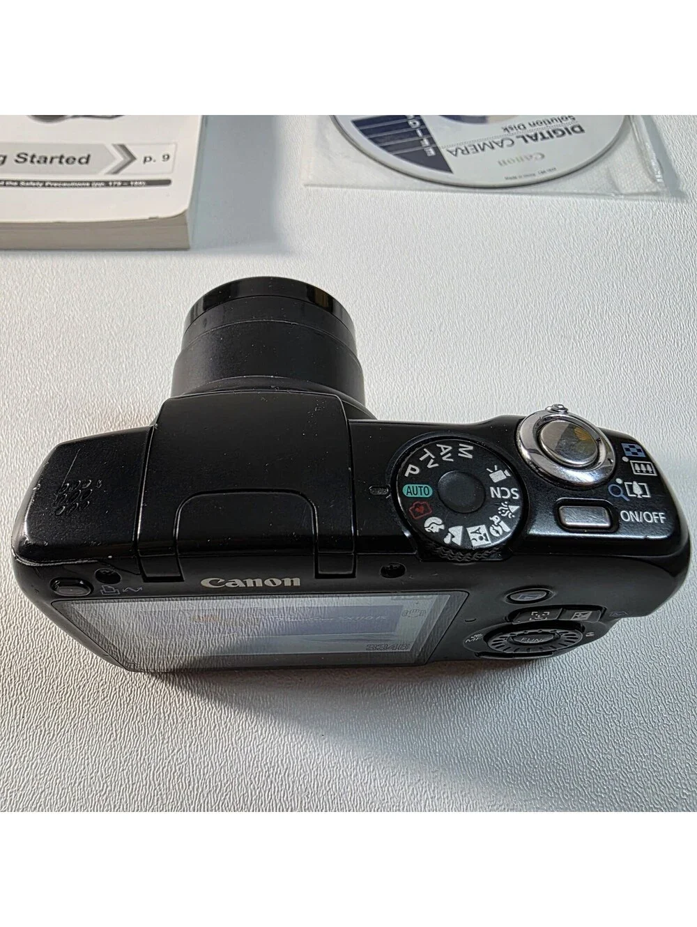 Canon PowerShot SX110 IS 9.0MP Digital Camera 10X Optical Zoom- Tested & Working